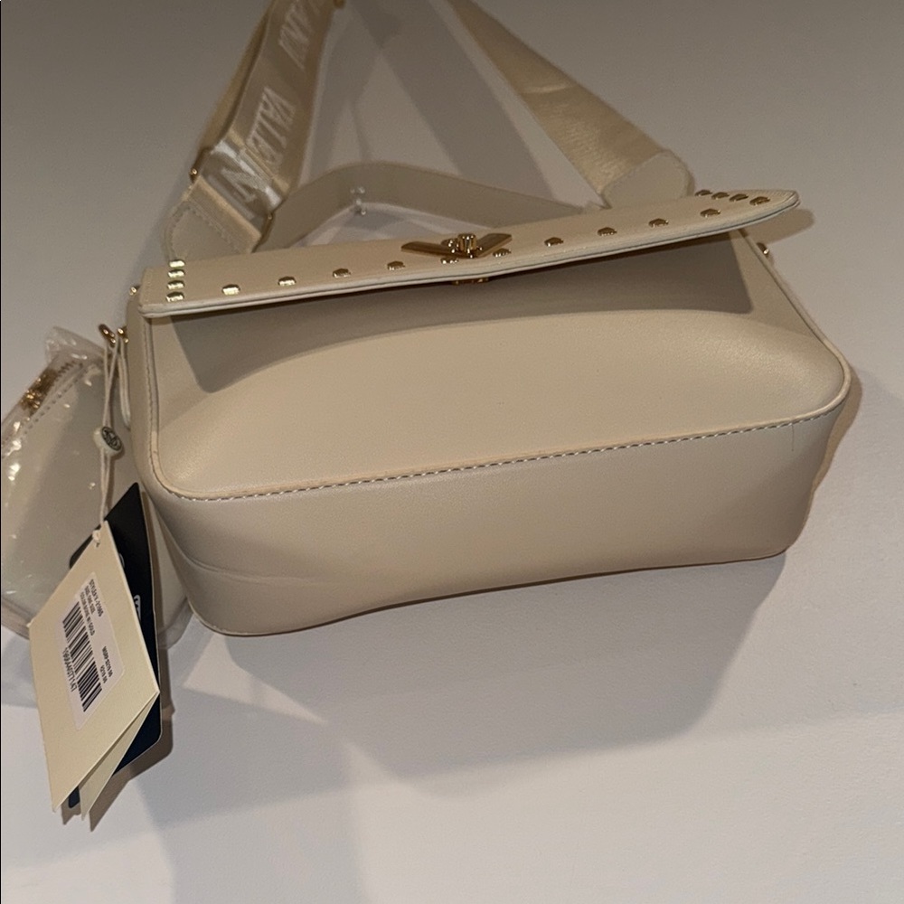 Valentino Orlandi Cream Studded Crossbody Bag - Picture 13 of 13